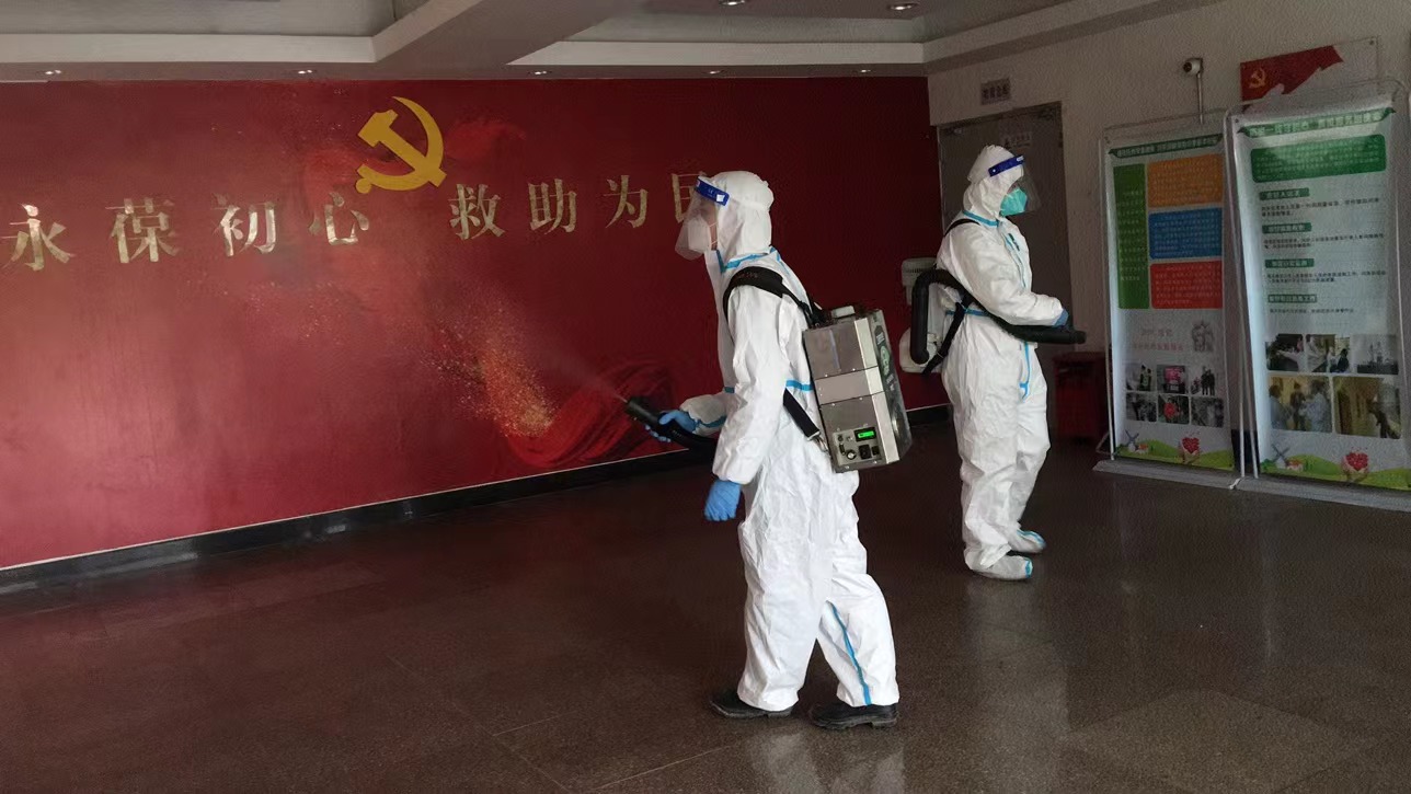珠海市白蚁防治行业协会副会长兼秘书长-栾华海 前往珠海市救助站及路桥管理所进行公益行动全面消毒防疫(图5)