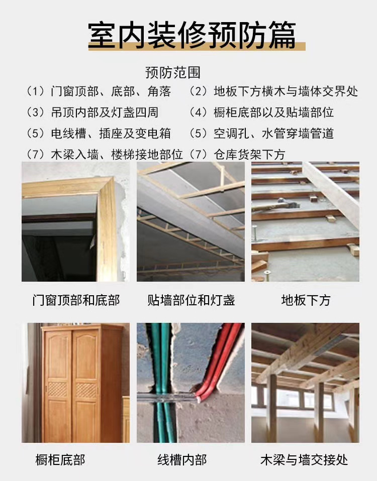 珠海工厂白蚁防治 白蚁预防为主